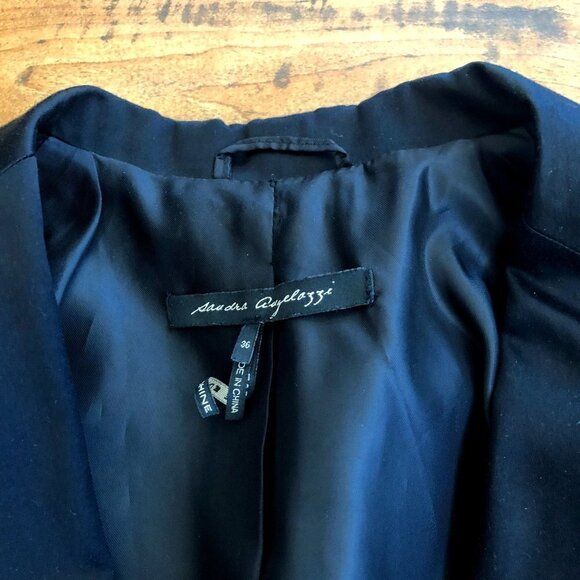 𝅺sandra Angelozzi Tailored Black Blazer - Picture 9 of 14